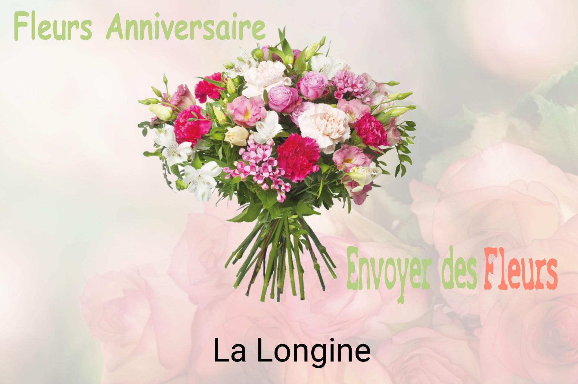 Bouquet de fleurs d’anniversaire livré à La Longine
